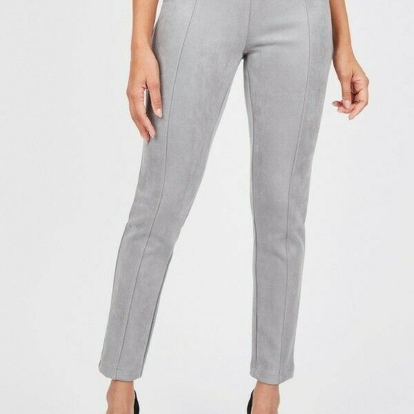 Calvin Klein Pants - CALVIN KLEIN Gray Faux Suede Pants - M